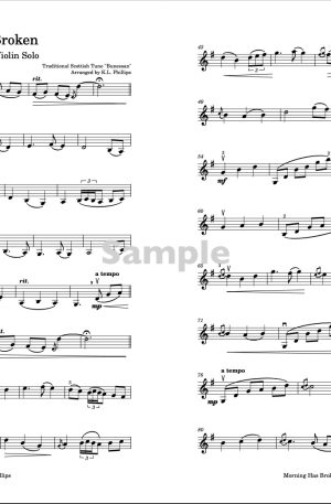Morning Has Broken – Unaccompanied Celtic Violin Solo