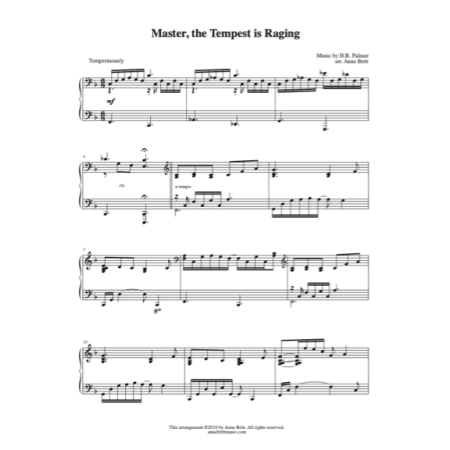 Master, the Tempest Is Raging - Intermediate Piano Solo - Image 2