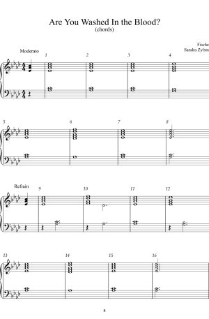 Easy Handbell Hymns -Book 4 (2 octave handbells)