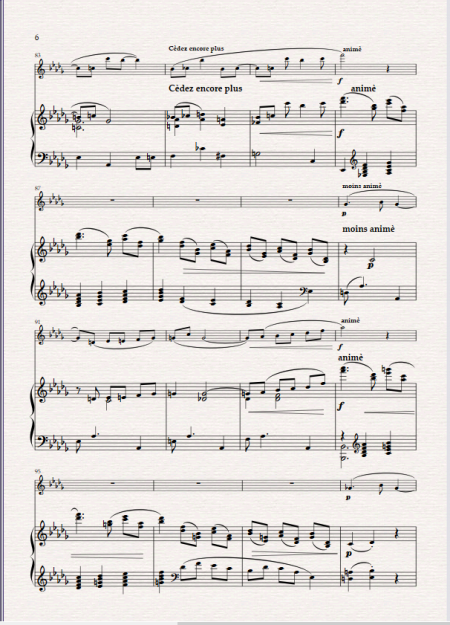 La Plus Que Lente. Debussy. Arranged for Flute and Piano - Image 3