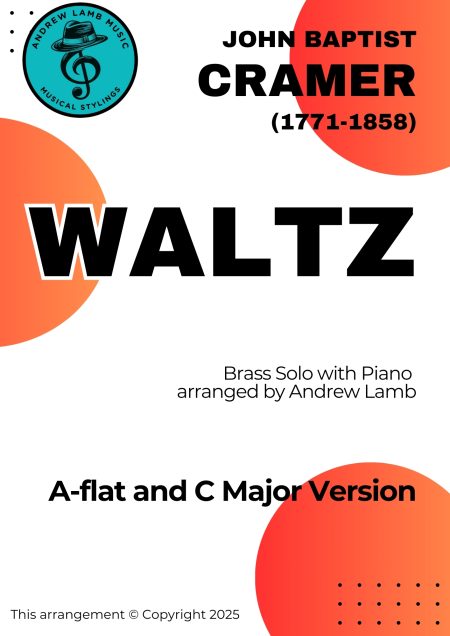 John Baptist CRAMER - Waltz - Solo Brass with Piano accomp.