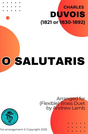 Charles DUVOIS | O Salutaris | for Brass Duet and Piano Accompaniment