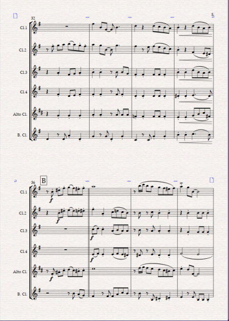 "Varadero" A Modern Cha-Cha for Clarinet Choir - Image 3