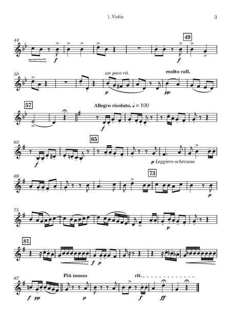 Ciro PINSUTI | Cheerfulness | for String Quartet - Image 3