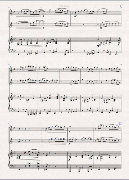 Varadero. A Modern Cha-Cha for Flute Clarinet and Piano. - Image 3