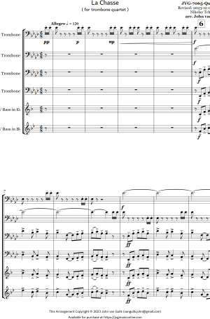 La Chasse – Trombone Quartet