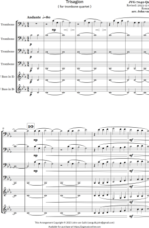 Trisagion – Trombone Quartet