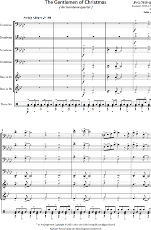 The Gentlemen of Christmas – Trombone Quartet