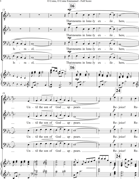 O Come O Come Emmanuel - Image 3