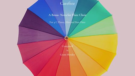 "Carefree" A gentle Bossa-Nova for Flute Choir
