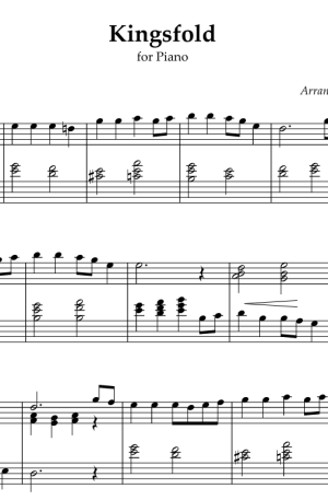 Kingsfold, for Piano