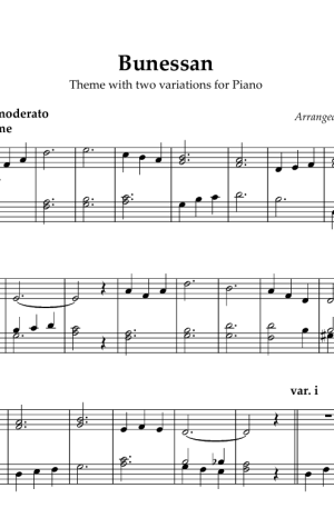 Bunessan, for Piano
