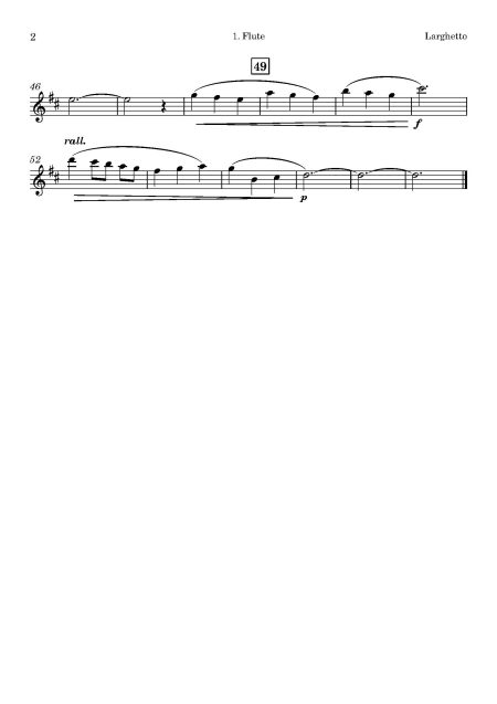 Larghetto (by Francis Cunningham Woods, arr. for Wind Quintet) - Image 3