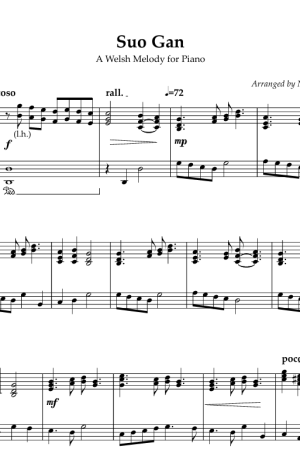 Suo Gan, for Piano