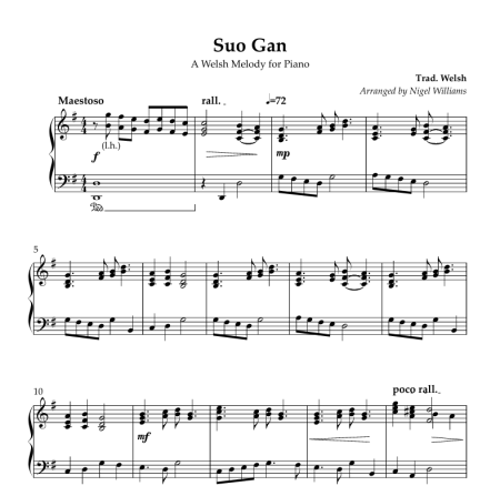 Suo Gan, for Piano