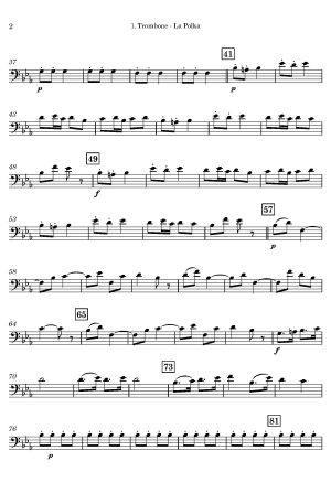 Alphonse Lafitte | La Polka | for Trombone Trio