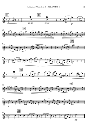 Filippo Capocci | Arioso No. 1 | for Brass Quintet
