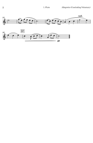 Francis Cunningham Woods | Allegretto | for Wind Quintet