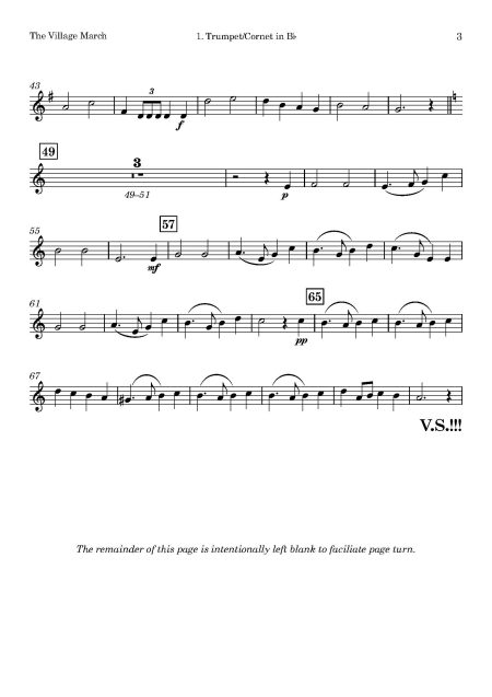 Ferris Tozer | The Village March | for Brass Quintet - Image 3