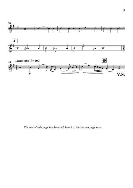 John Goss | Hark! Heard Ye Not? | for String Quintet - Image 3