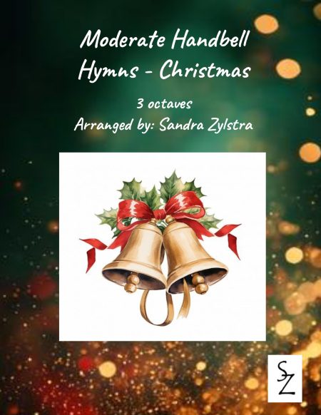 Moderate Handbell Hymns -Christmas (3 octave handbells)