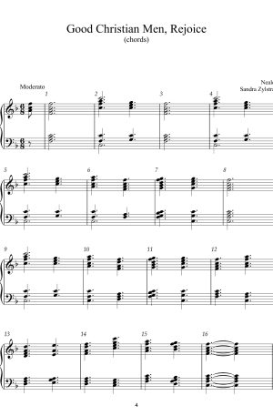 Moderate Handbell Hymns -Christmas (3 octave handbells)
