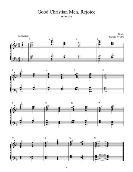 Moderate Handbell Hymns -Christmas (3 octave handbells) - Image 4