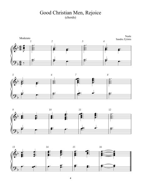 Moderate Handbell Hymns -Christmas (2 octave handbells) - Image 4