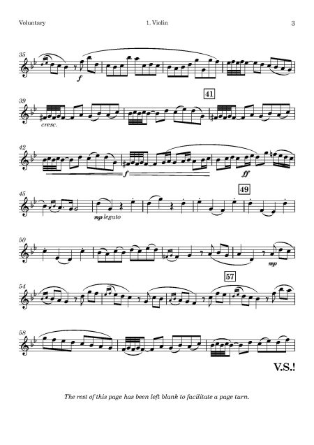 John STANLEY | Voluntary | for String Quintet - Image 3