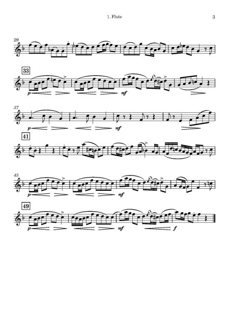 Johann Sebasitian Bach | My Heart Ever Faithful | for Wind Quartet - Image 3