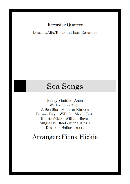 Sea Songs: Recorder Quartet
