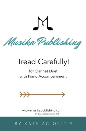 Tread Carefully – Clarinet Duet with Piano Accompaniment