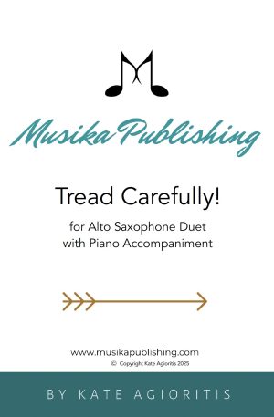 Tread Carefully – Saxophone Duet with Piano Accompaniment