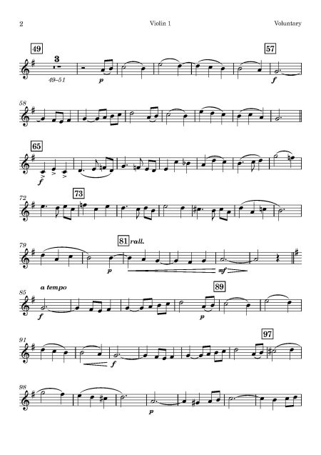 Cuthbert HARRIS | Closing Voluntary | for String Quartet - Image 3