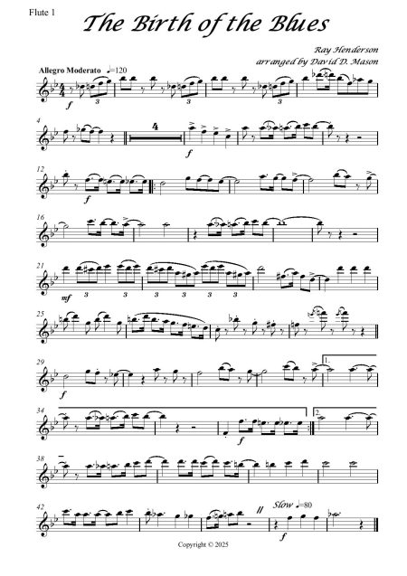 The Birth of the Blues - Concert Band - Image 2