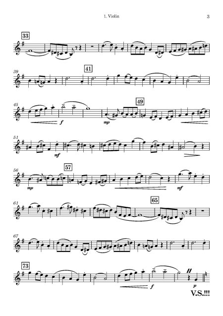 Alexandre Guilmant | Wedding March, Op. 77, No. 2 | for String Quintet - Image 3