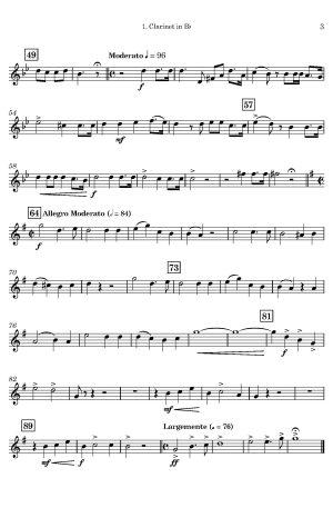 Avril (for Clarinet Trio)