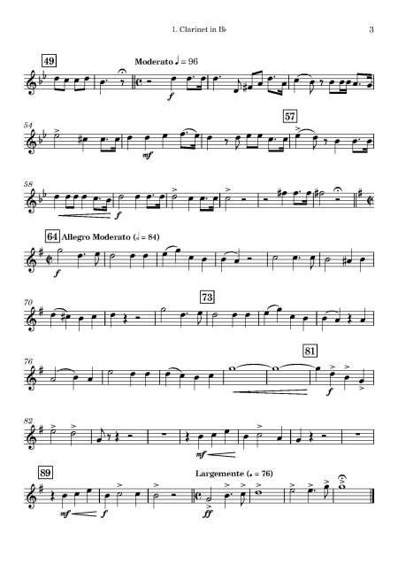 Avril (for Clarinet Trio) - Image 3