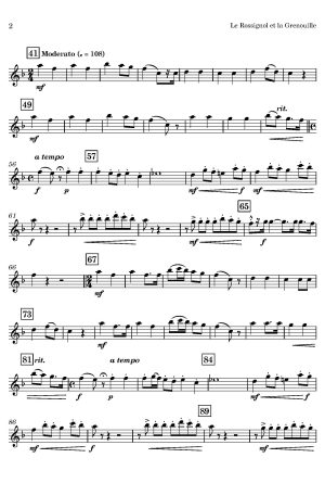 Adolphe DANHAUSER | Le Rossignol et la Grenouille | for Flute Trio