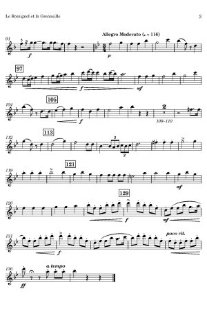 Adolphe DANHAUSER | Le Rossignol et la Grenouille | for Flute Trio