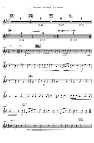 Camille Saint-Saëns | À la France | for Brass Septet