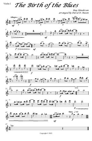 The Birth of the Blues- High School Orchestra