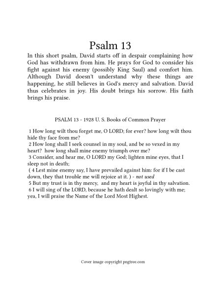 My Trust is in thy Mercy (Psalm 13) - Image 2