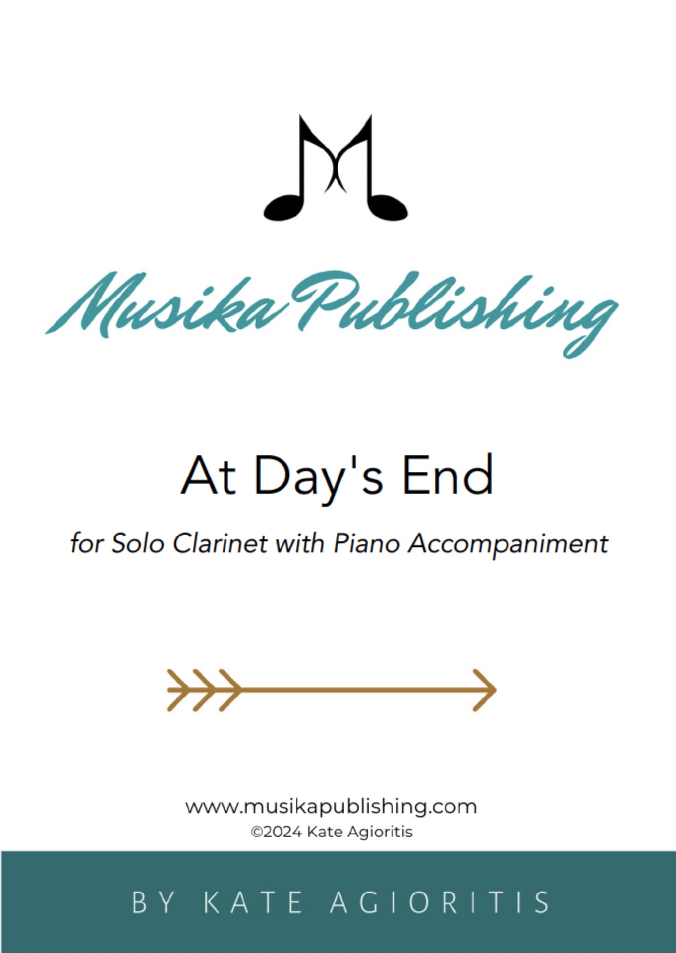 At Day's End - Solo Clarinet with Piano