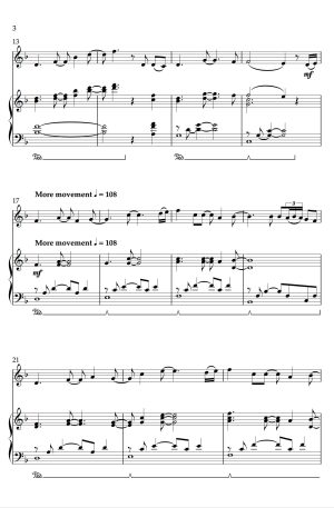 At Day’s End – Solo Clarinet with Piano