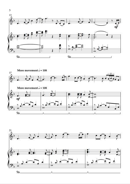 At Day's End - Solo Clarinet with Piano