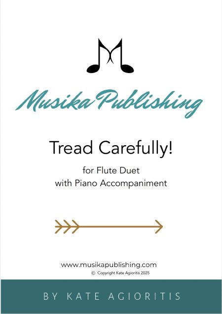 Tread Carefully - Flute Duet with Piano Accompaniment