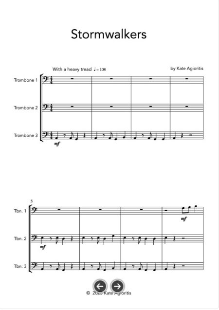 Stormwalkers - Trombone Trio