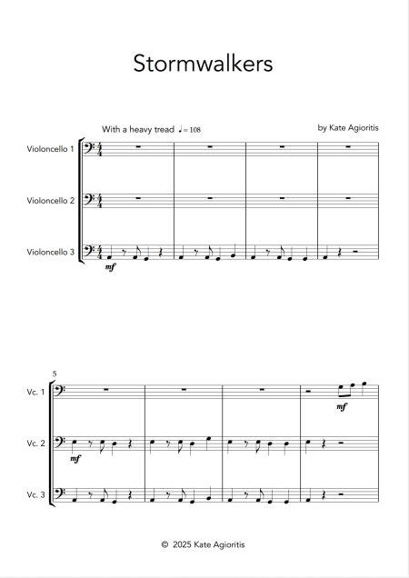 Stormwalkers | Cello Trio