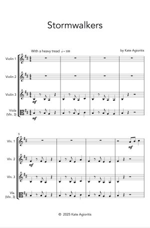 Stormwalkers | Violin (or Violin/Viola) Trio